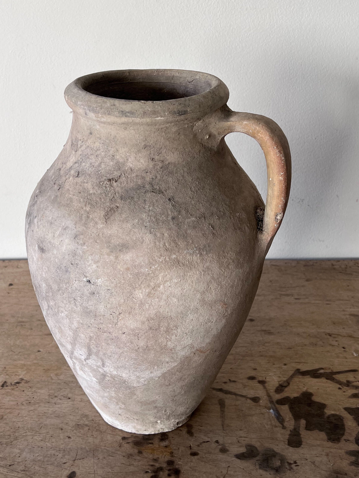 Large Vintage Turkish Olive Jug
