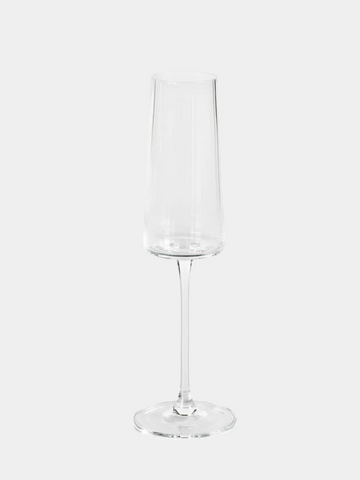 Ribbed Champagne Flute