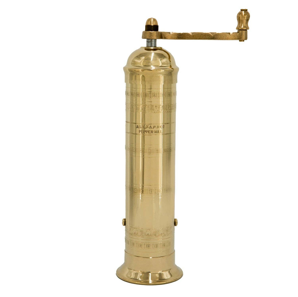 Brass Pepper Mill - 10"