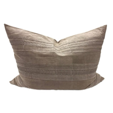 Suede Lumbar Pillow