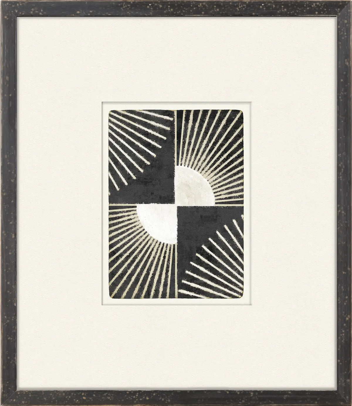 Mid-Century Geometric Print