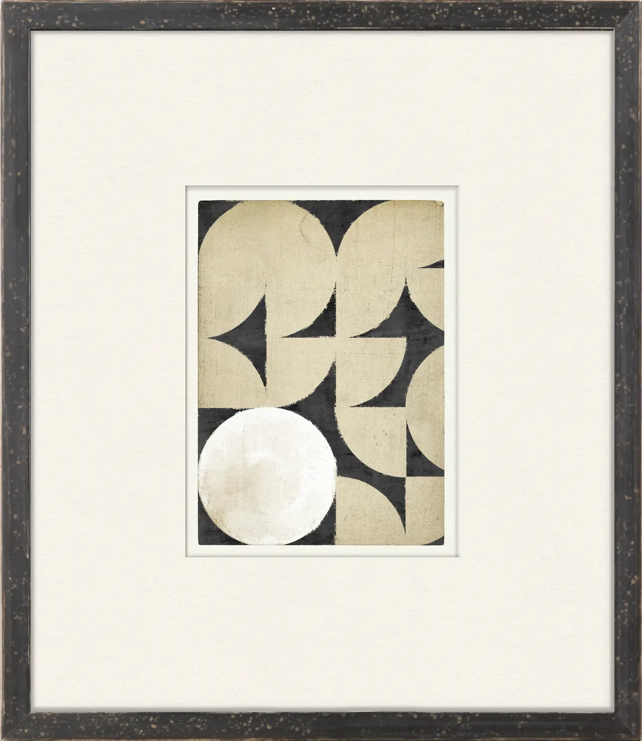 Mid-Century Geometric Print