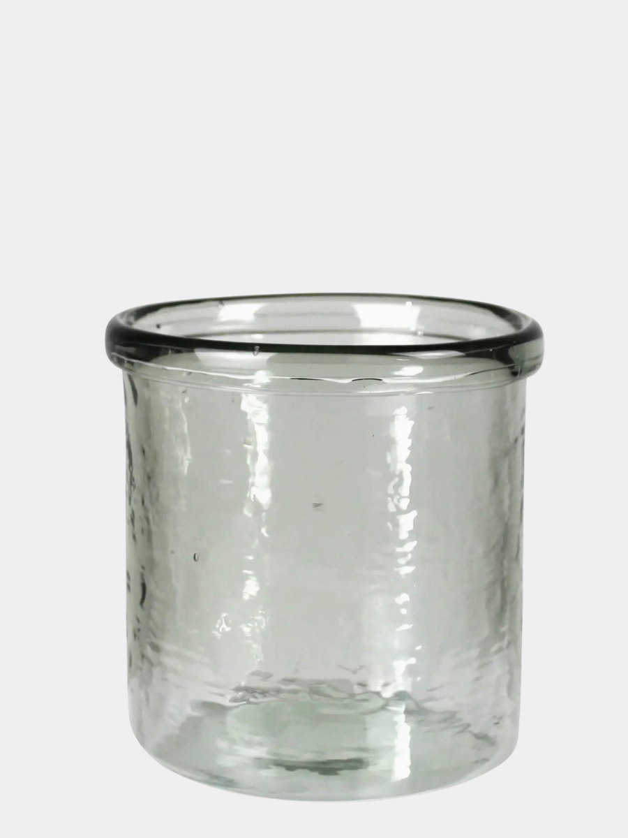 Pebbled Glass Crock