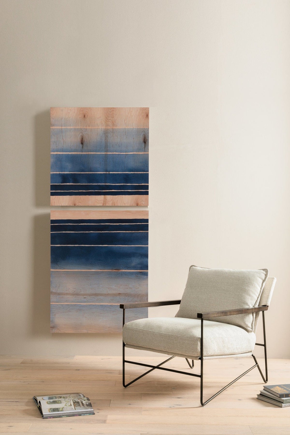 The Deep - A Diptych Wood Box