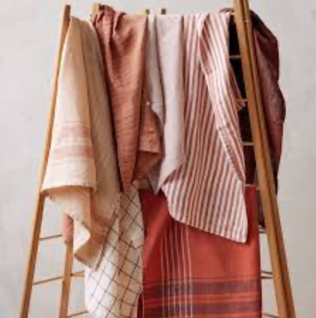 Red Picnic LinenTea Towel