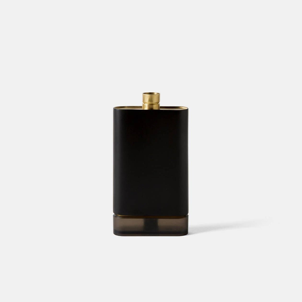 Black and Brass Flask