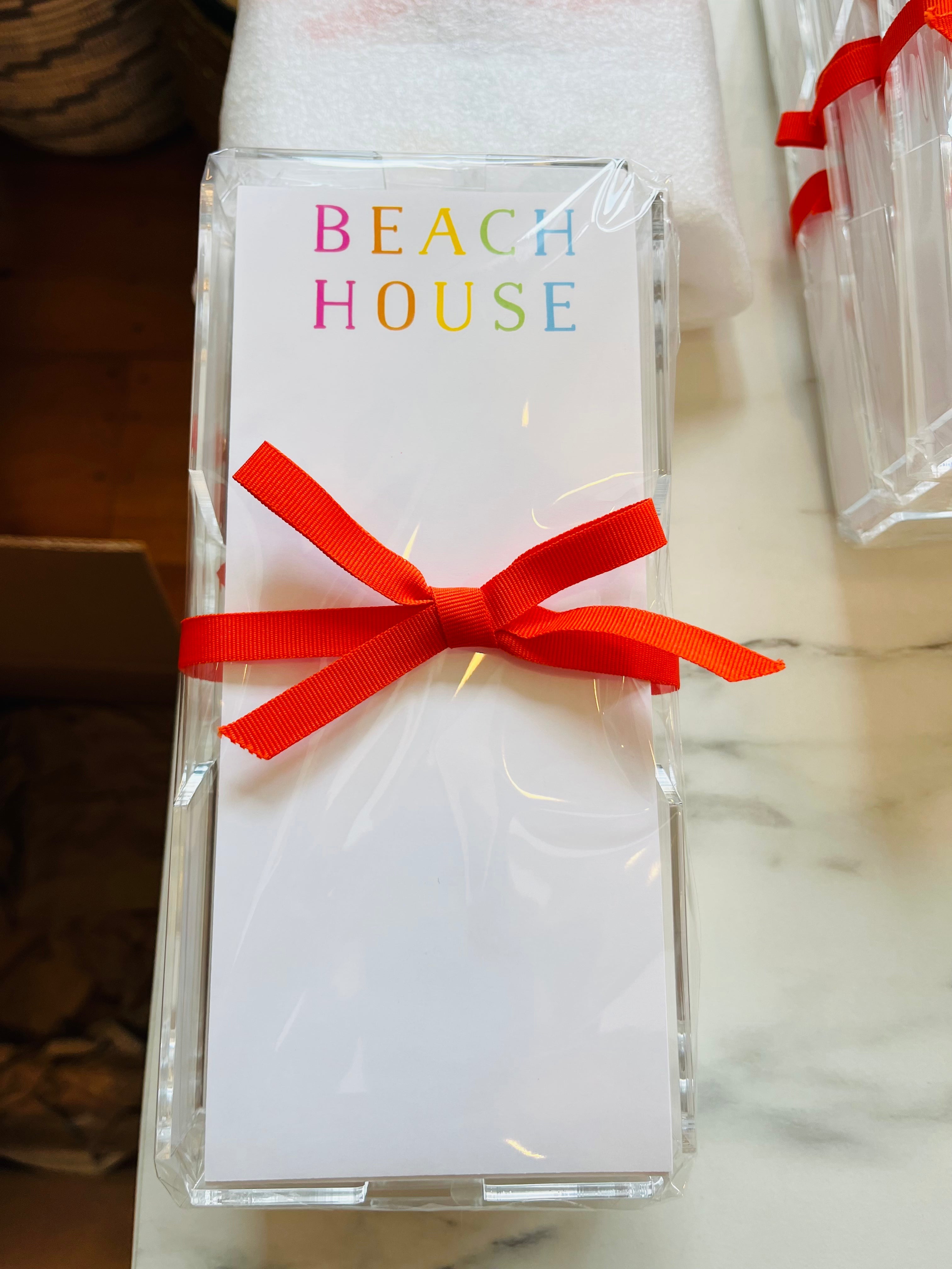 Lucite Note Pad