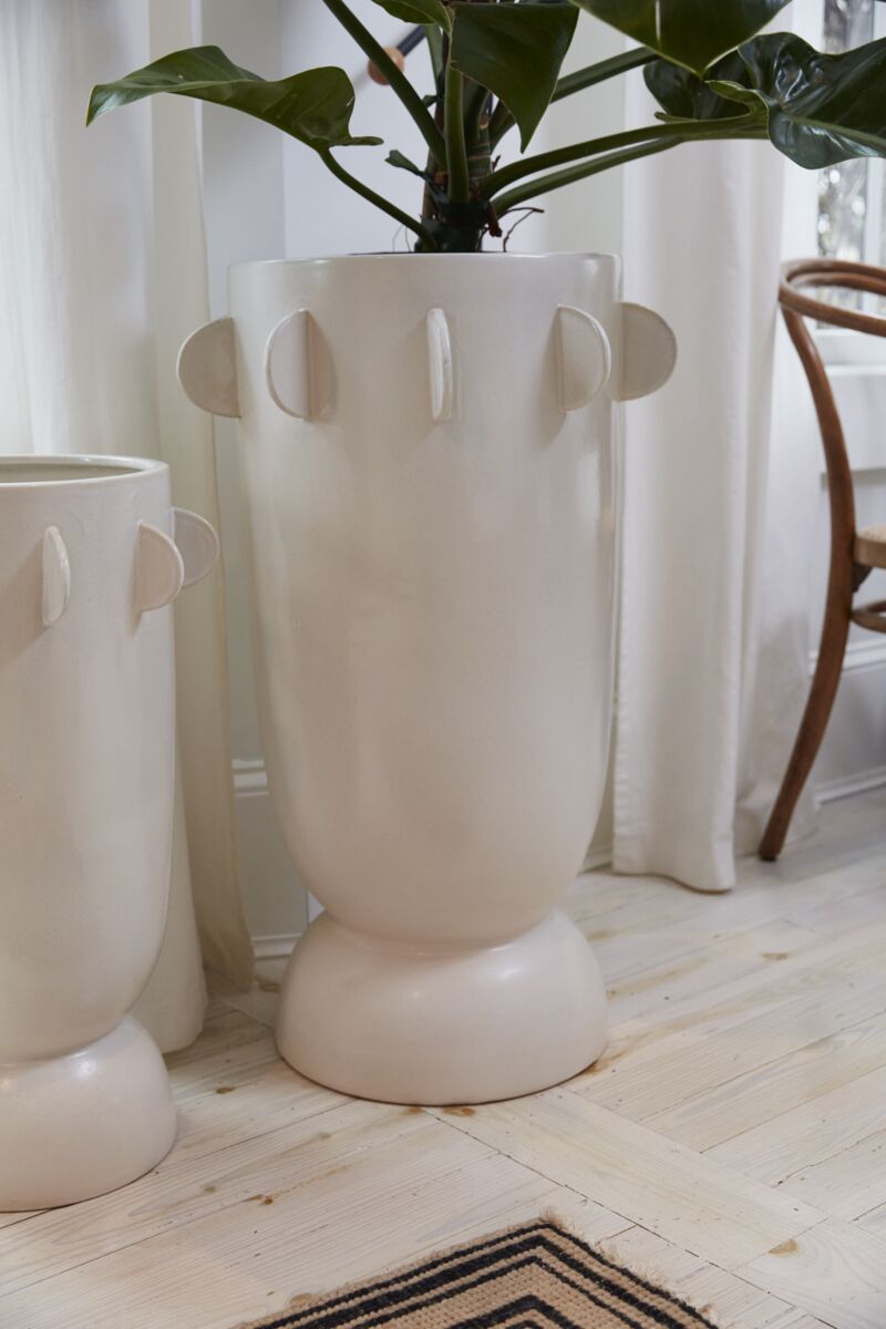 Footed Ceramic Vase
