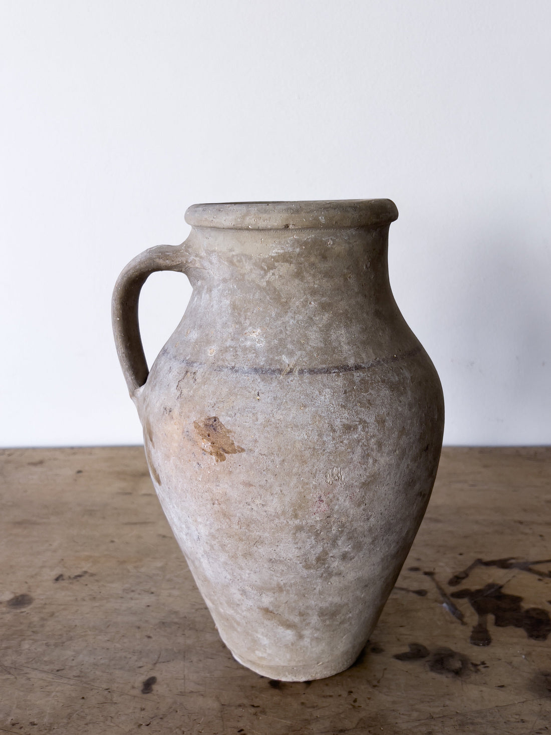 Vintage Turkish Olive Jug-Small