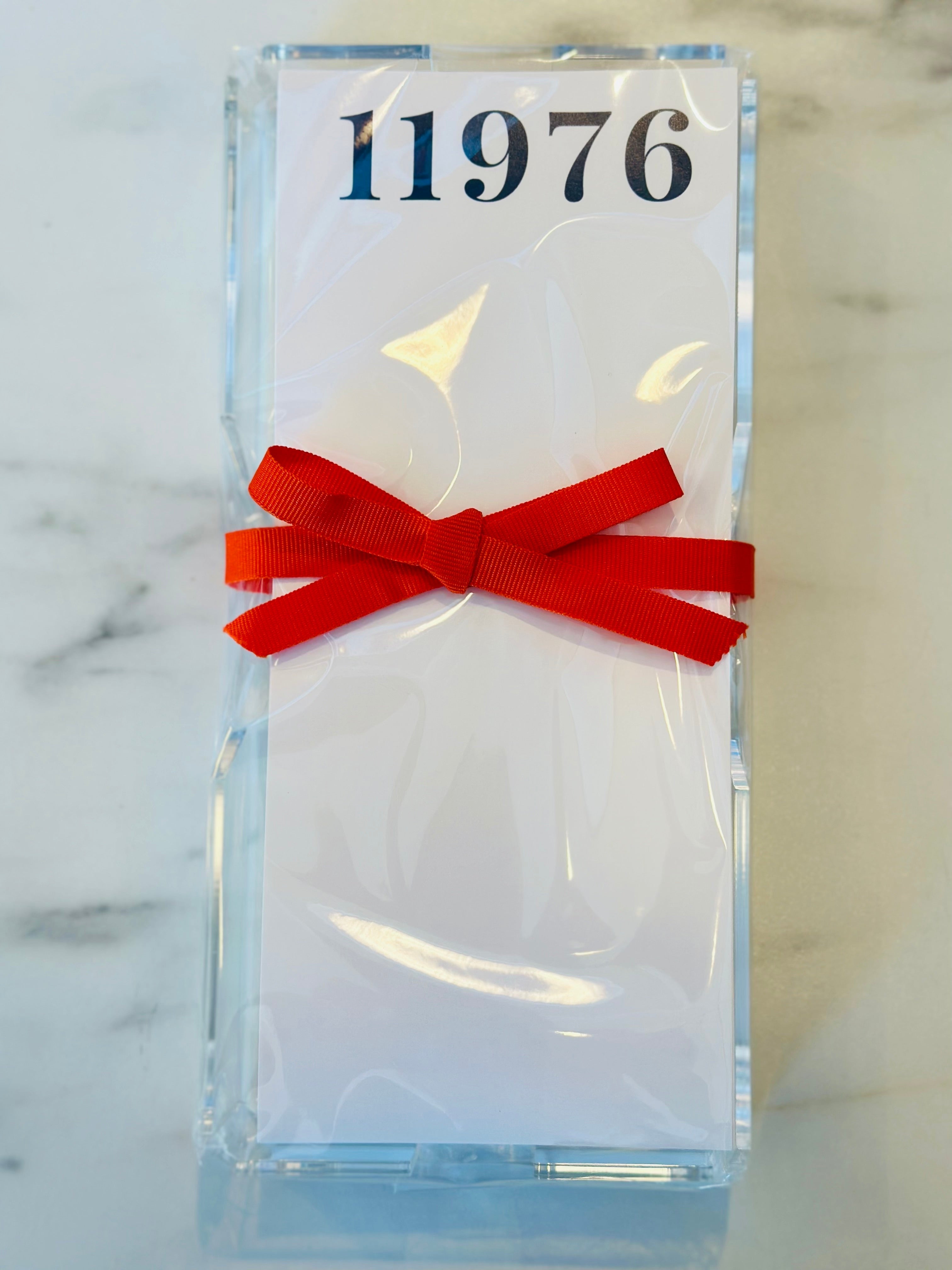 Lucite Note Pad