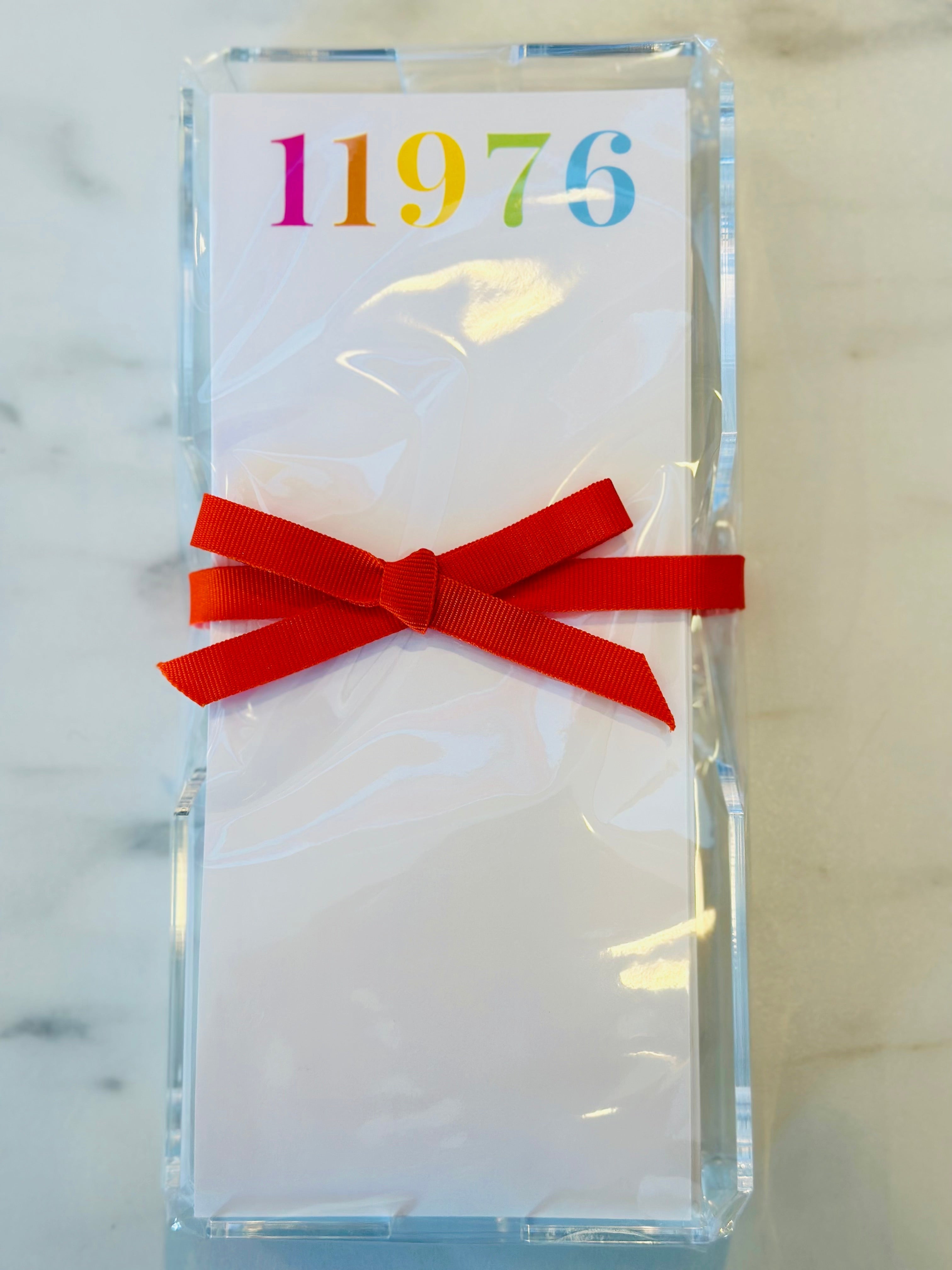 Lucite Note Pad
