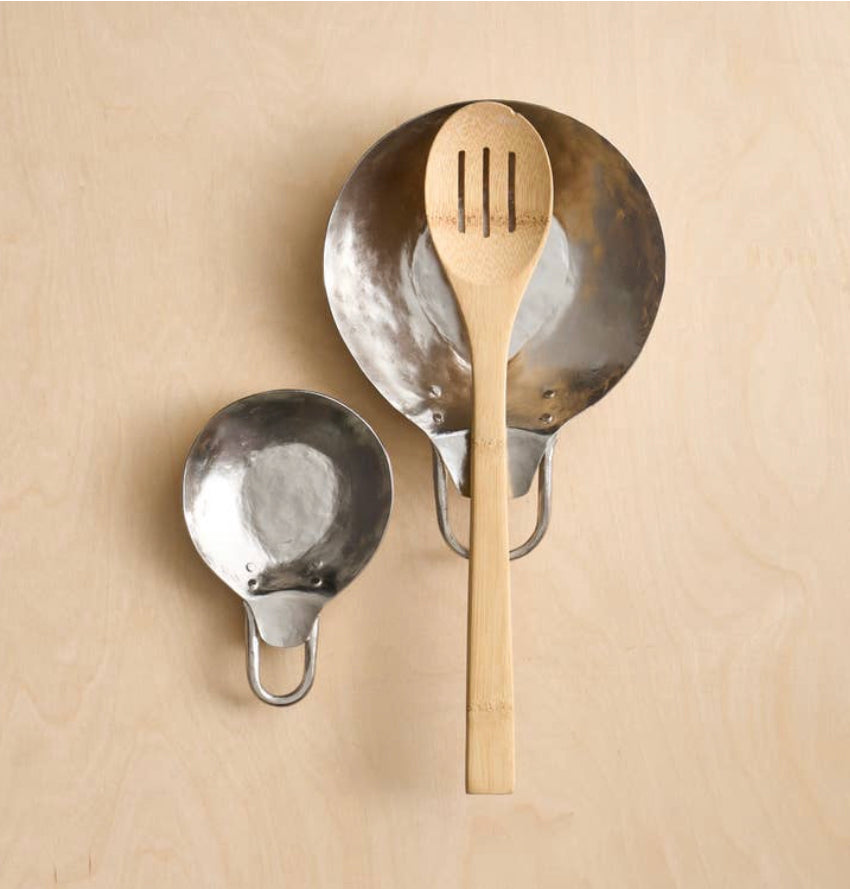 Forged Pewter Scoop/Spoon Rest