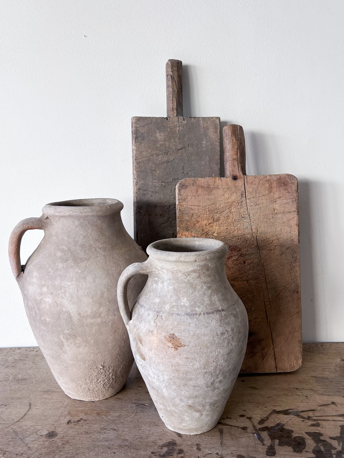 Large Vintage Turkish Olive Jug
