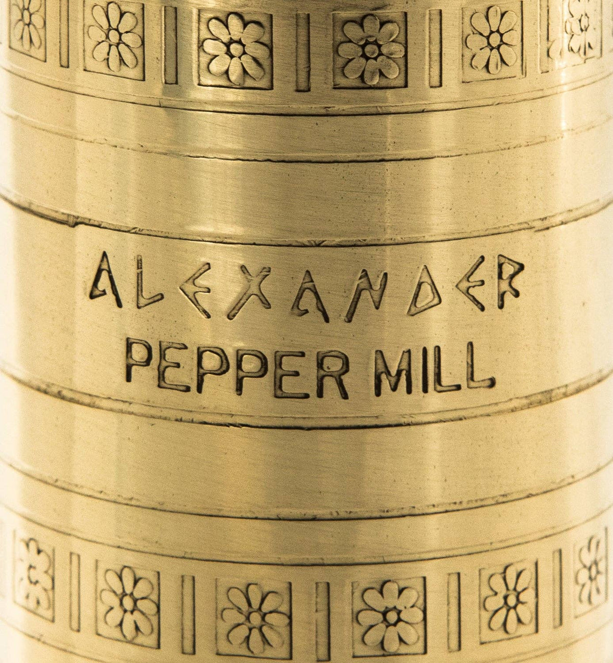 Brass Pepper Mill - 10"