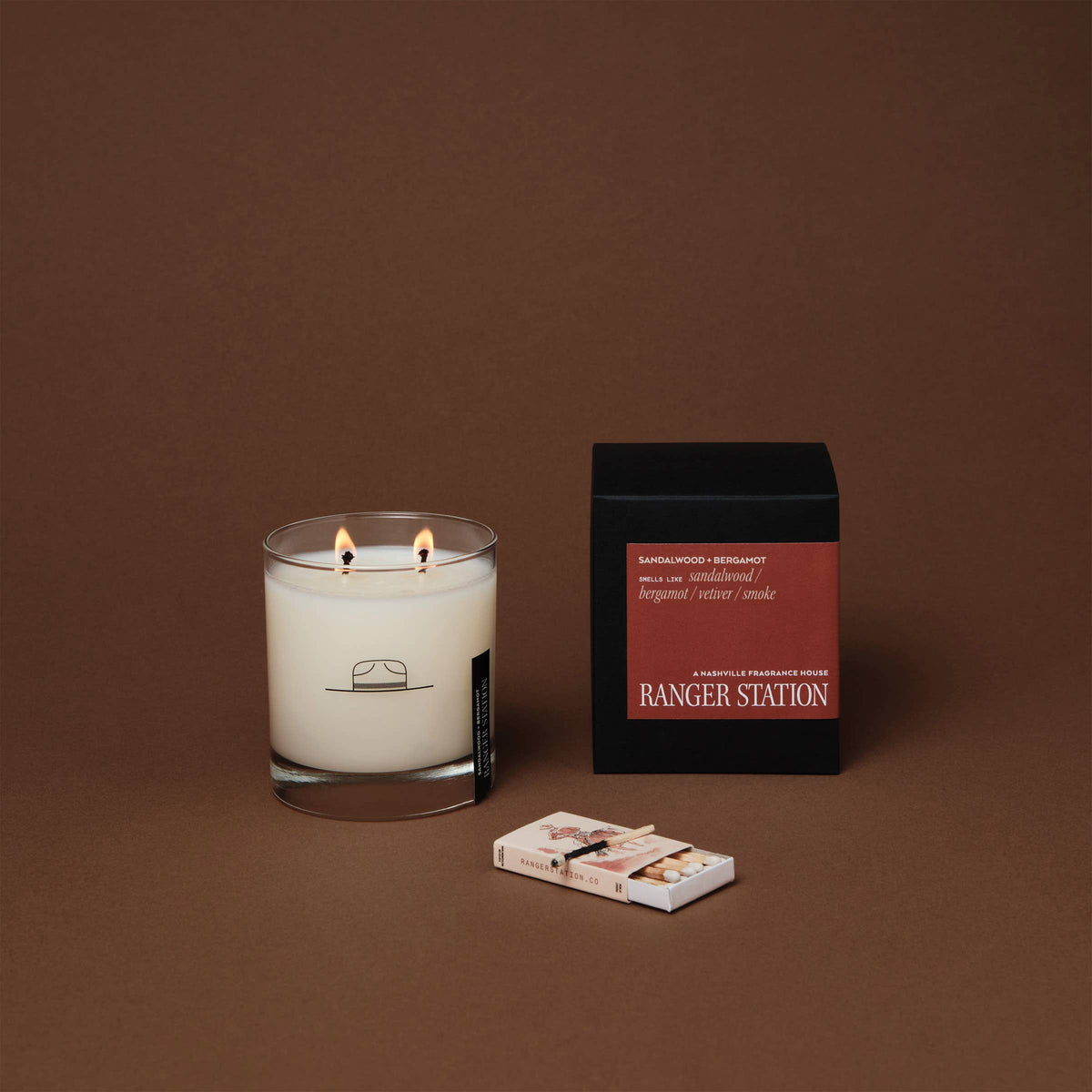 Sandalwood + Bergamot Candle - Ranger Station