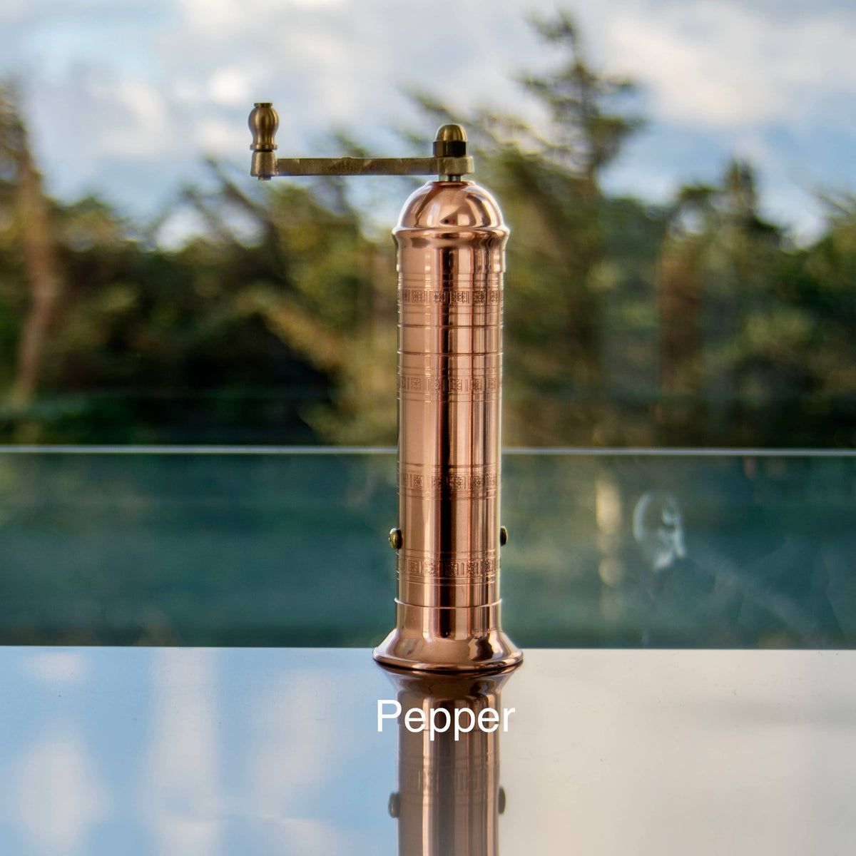Copper Salt and Pepper Mill' - 9"