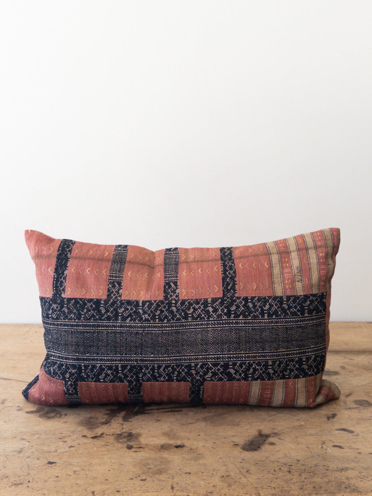 Bua Thai Silk Lumbar Vintage Pillow