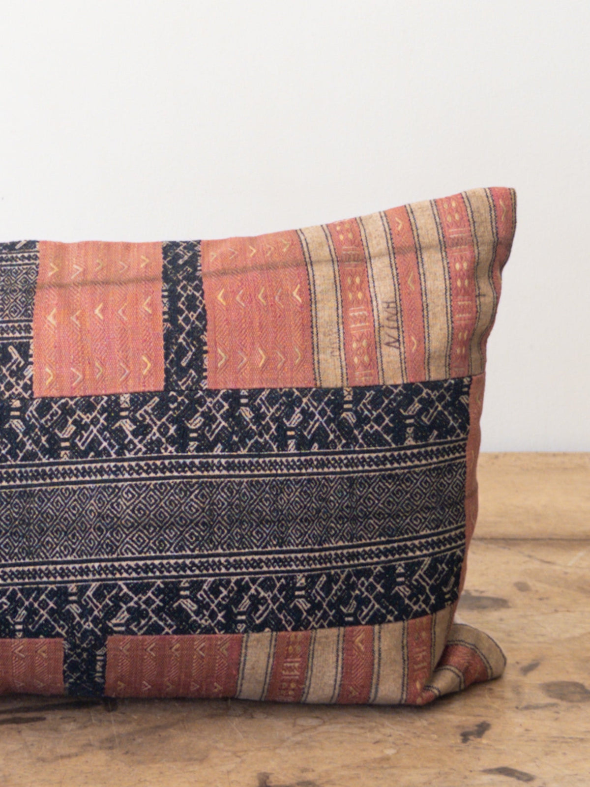 Bua Thai Silk Lumbar Vintage Pillow