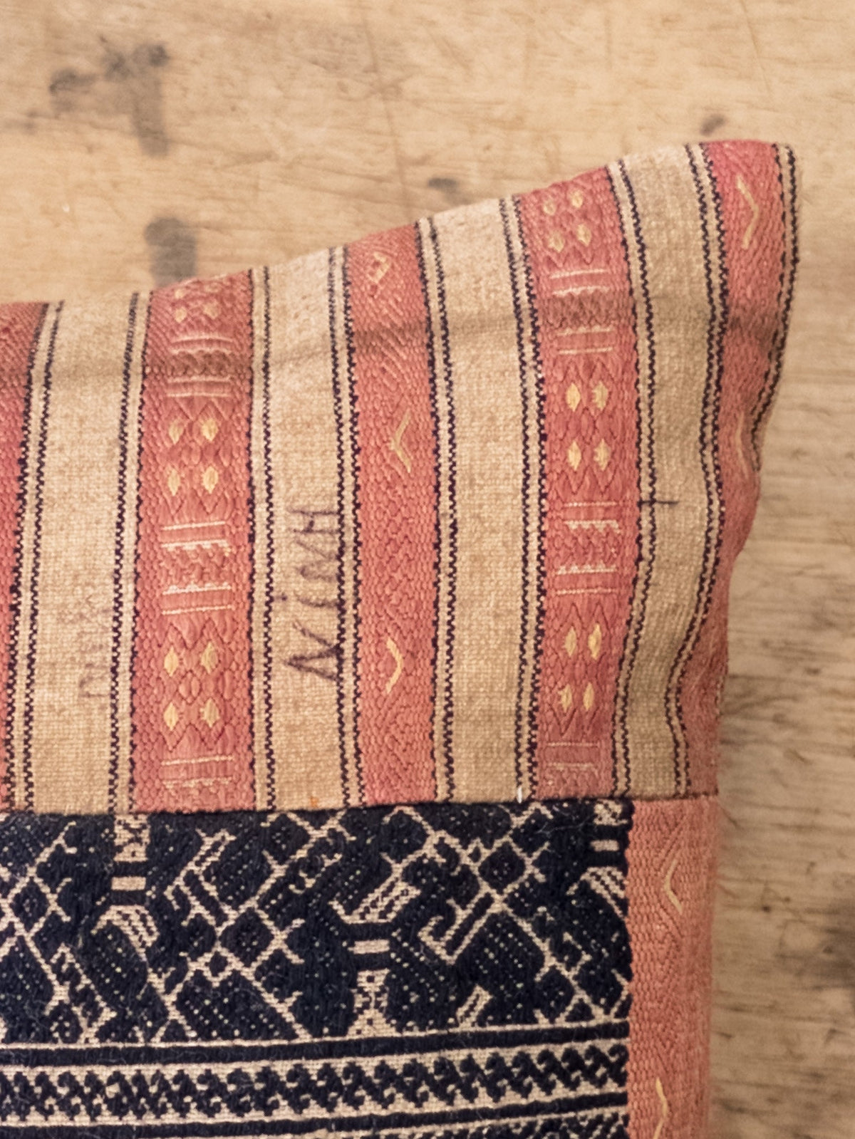 Bua Thai Silk Lumbar Vintage Pillow