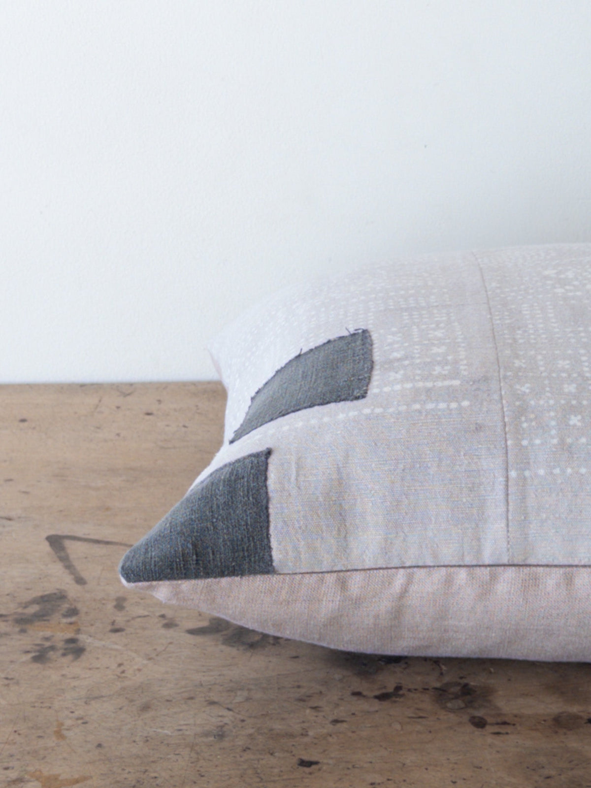 Rising Sun Grey Lumbar Pillow
