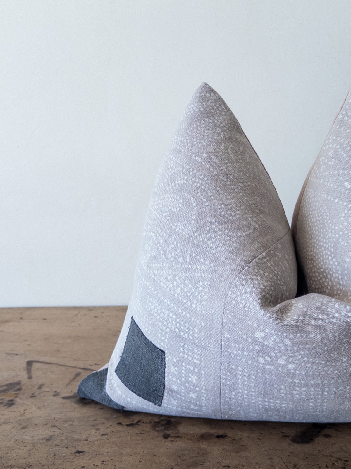 Rising Sun Grey Lumbar Pillow