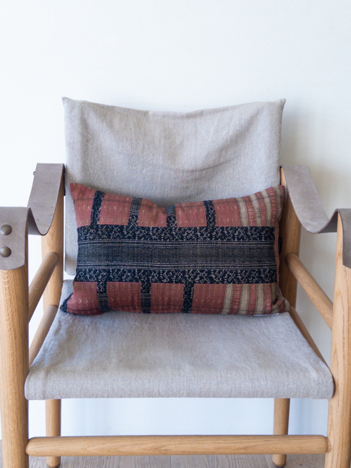 Bua Thai Silk Lumbar Vintage Pillow