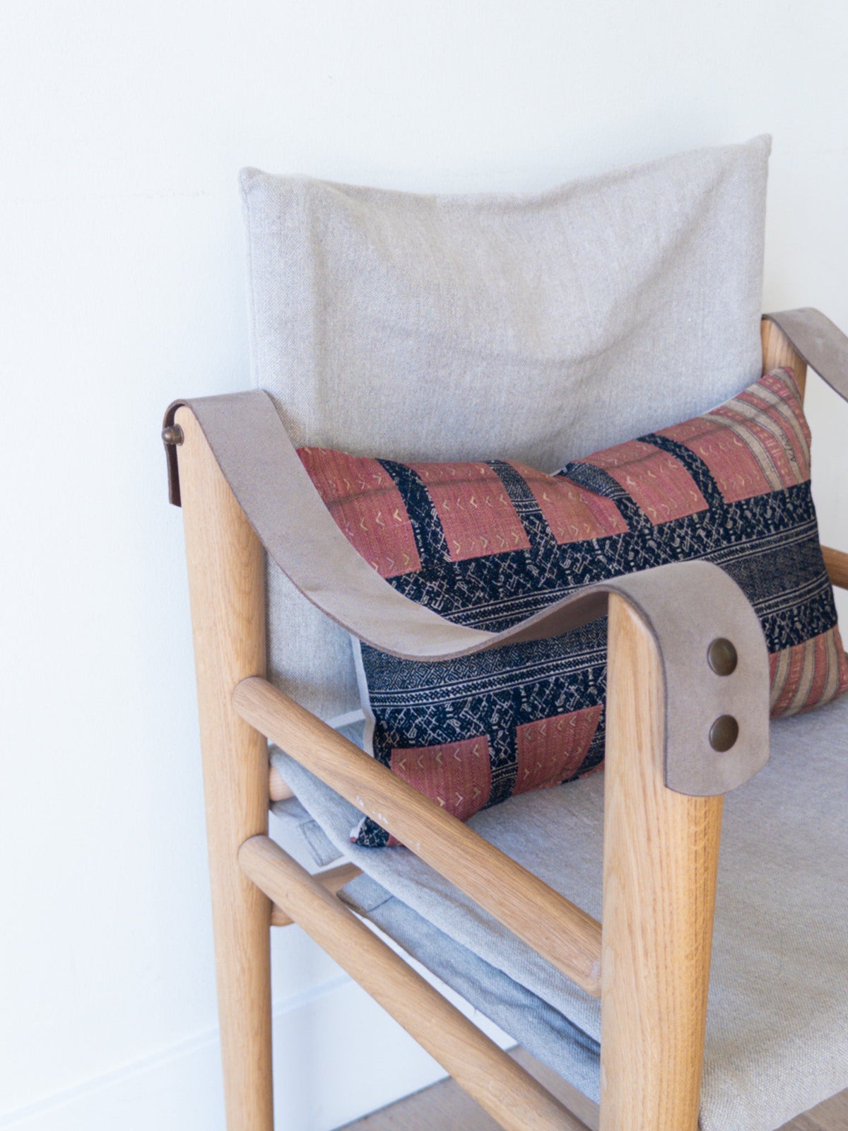 Bua Thai Silk Lumbar Vintage Pillow
