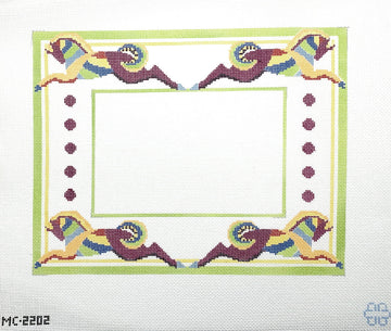 Deco Dressage Needlepoint Canvas