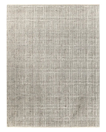 En Blanc Polyester & Viscose Rug