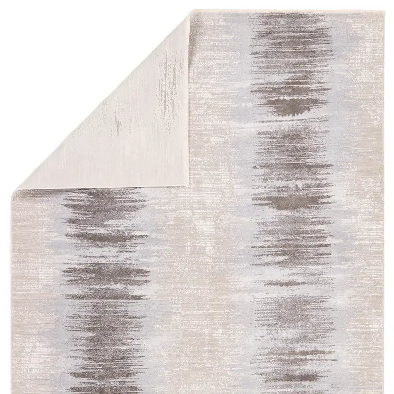 En Blanc Polyester & Viscose Rug