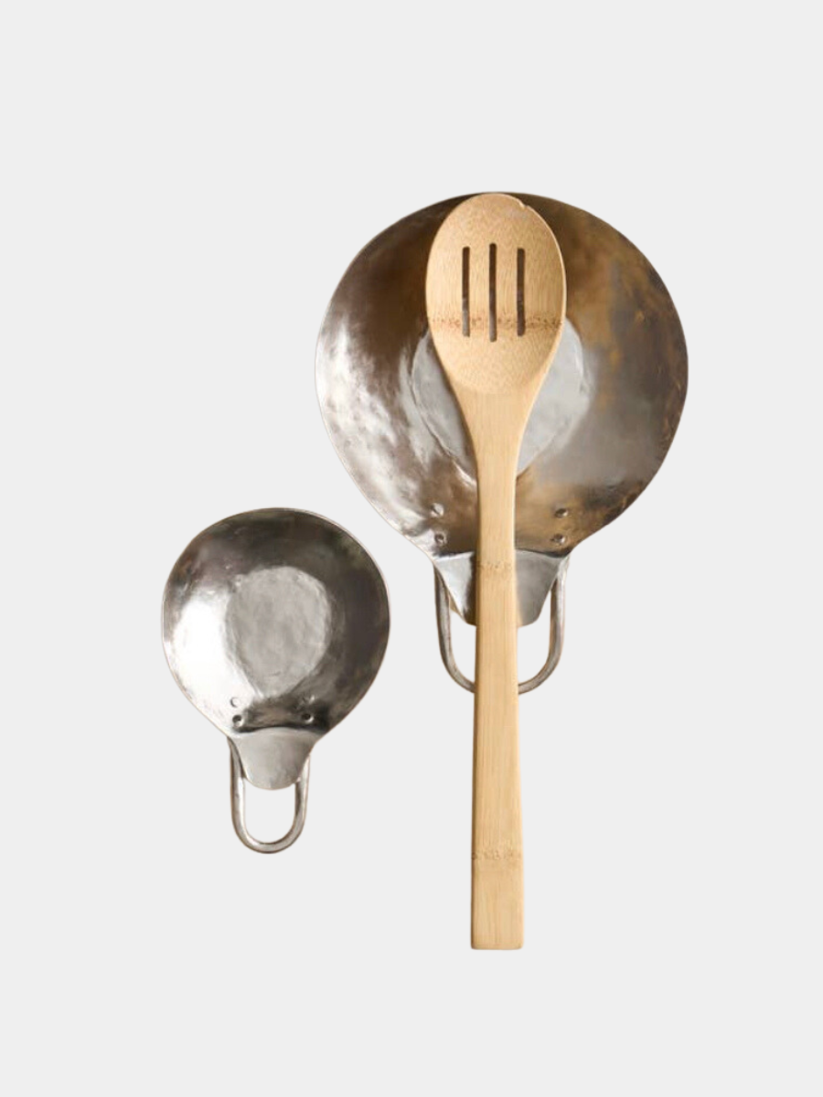 Forged Pewter Scoop/Spoon Rest