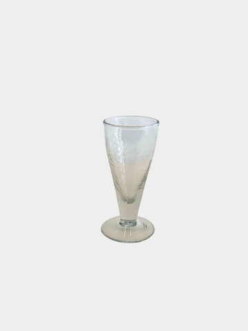 Handcrafted Pebbled Apertif Glass