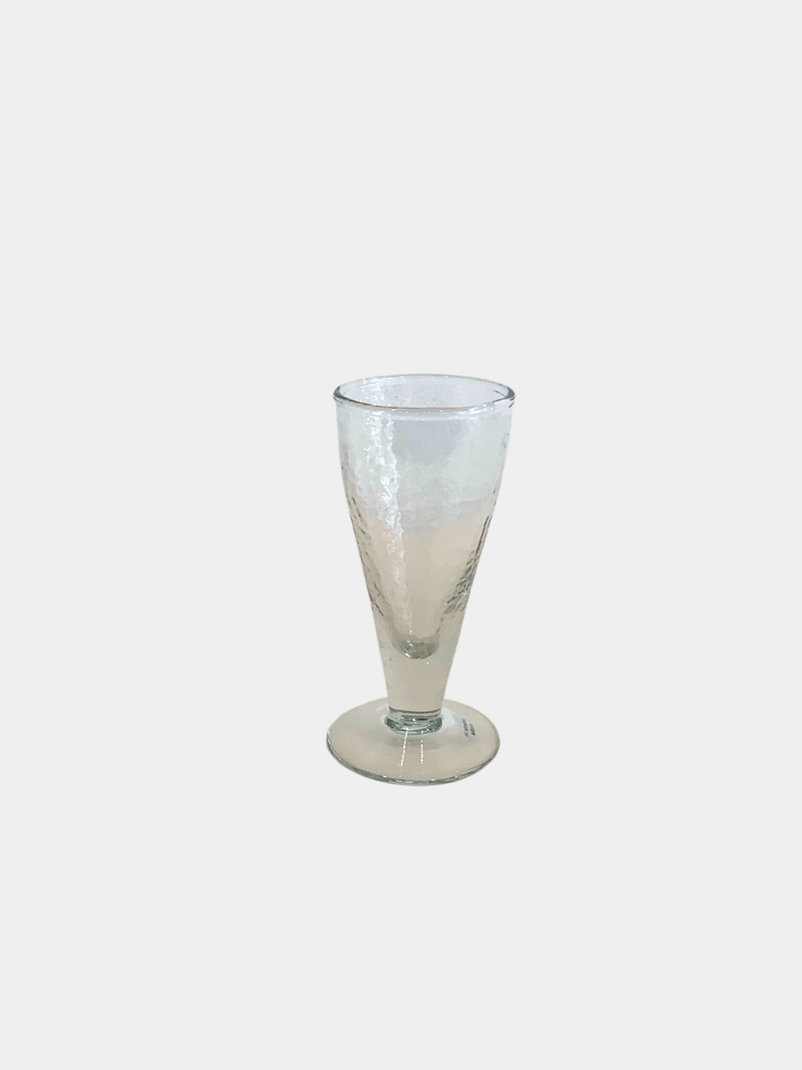 Handcrafted Pebbled Apertif Glass