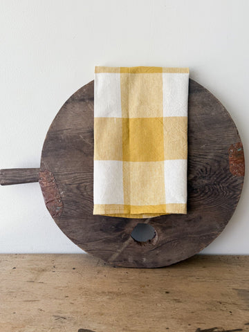 Sunshine Check Tea Towel