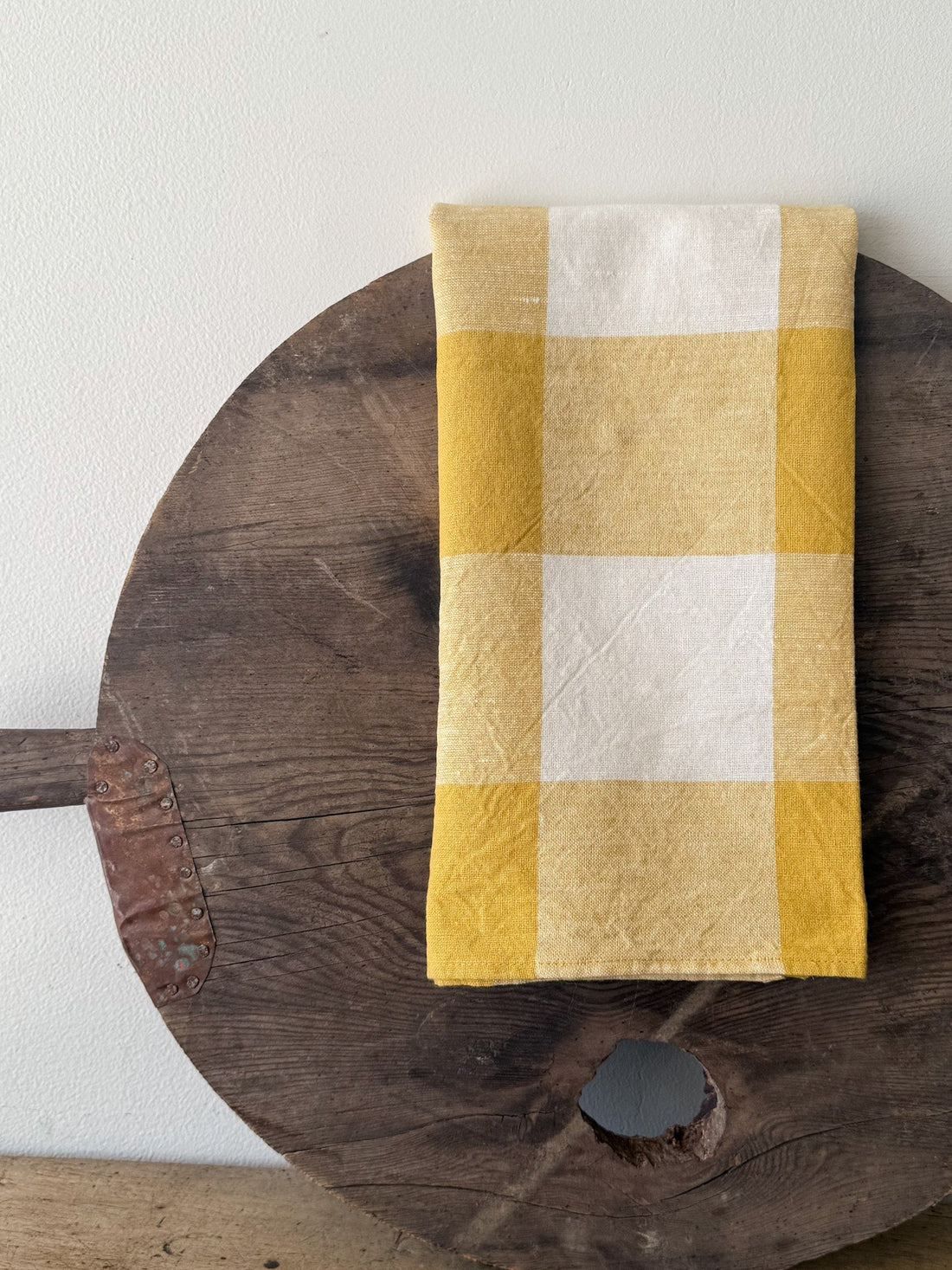 Sunshine Check Tea Towel