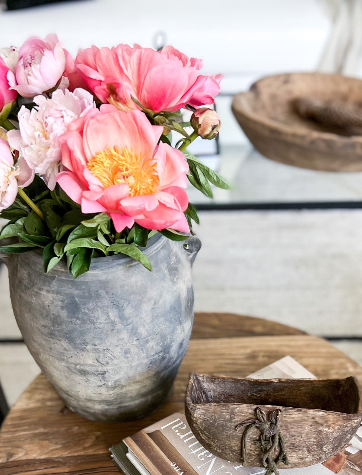 Double Handled Clay Pot - Large