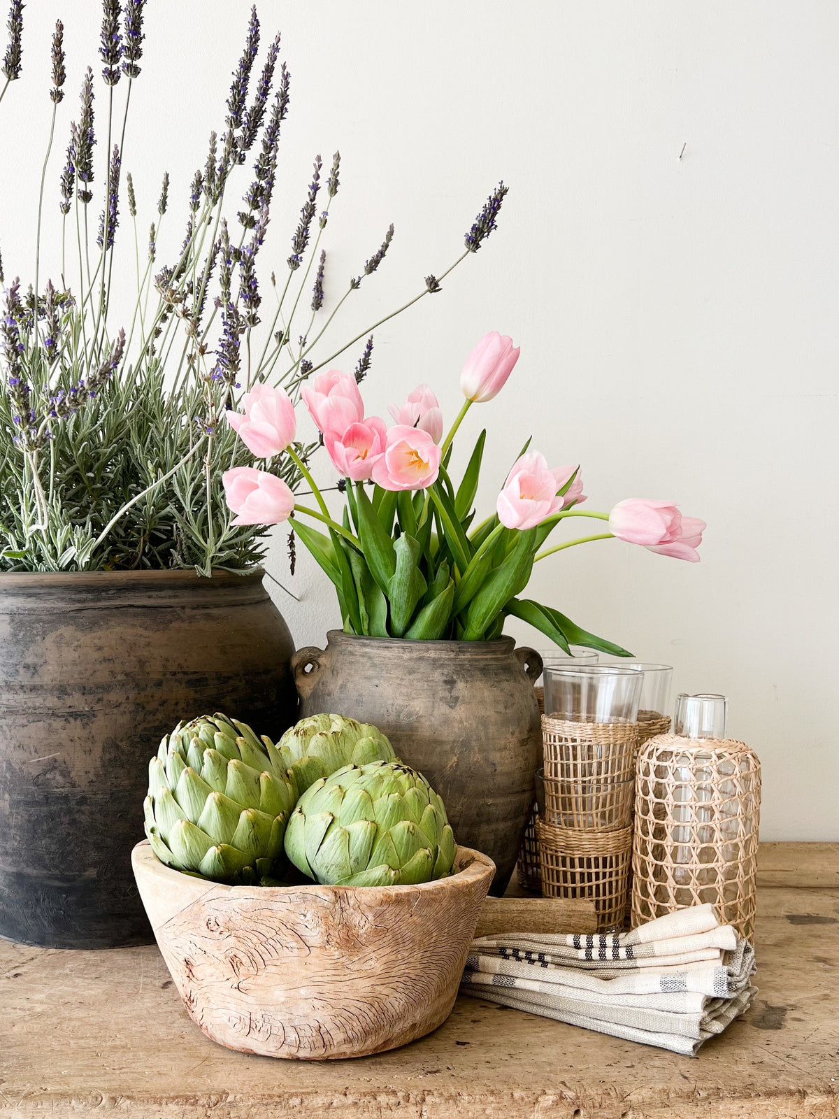 Double Handled Clay Pot - Large