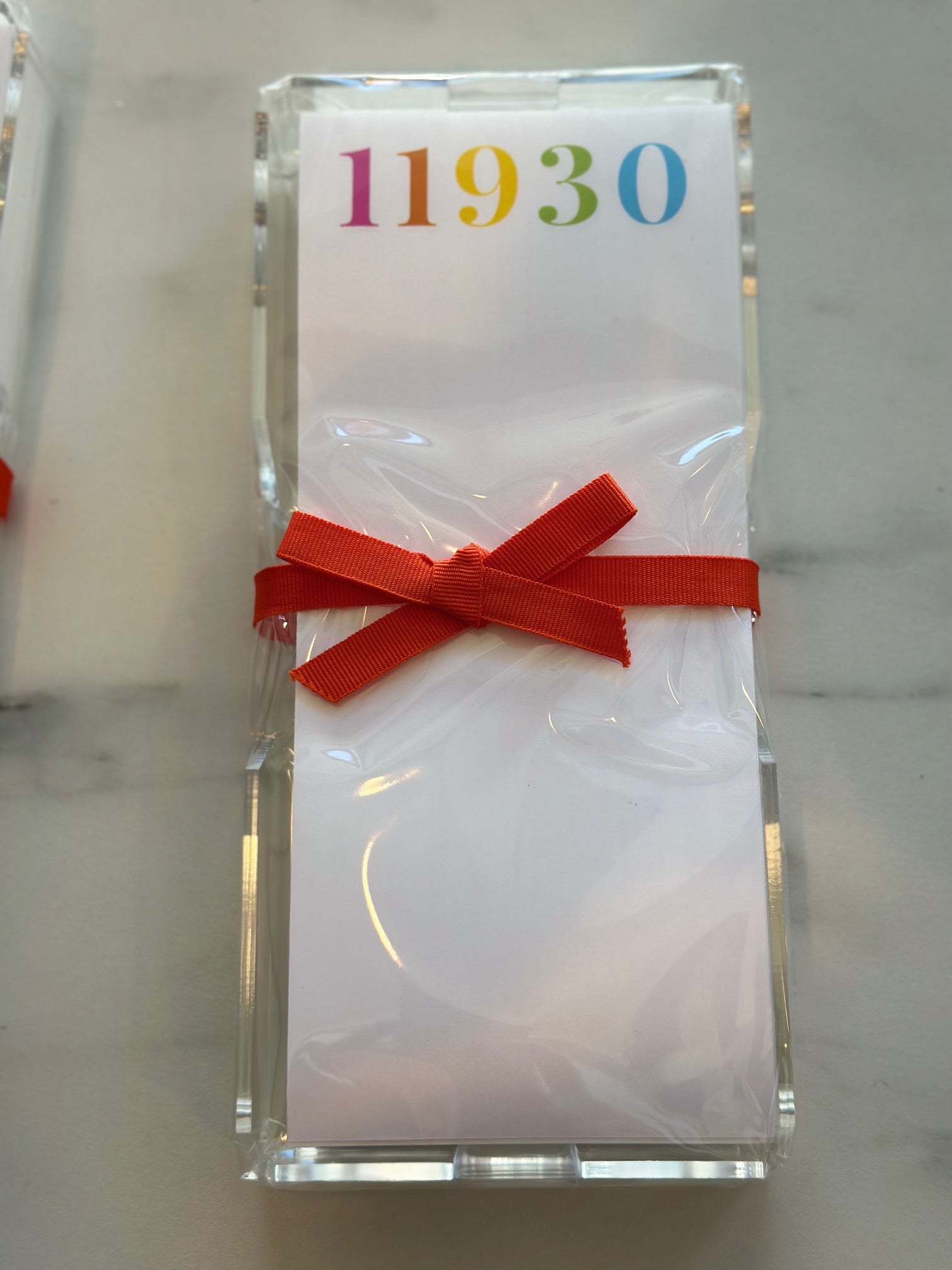 Lucite Note Pad