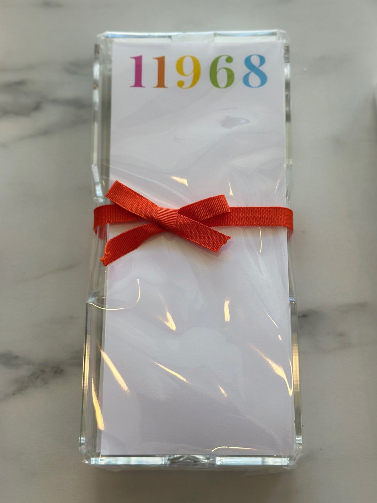 Lucite Note Pad