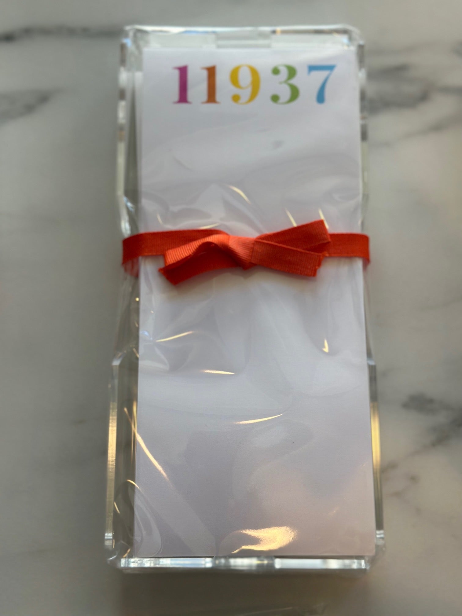 Lucite Note Pad