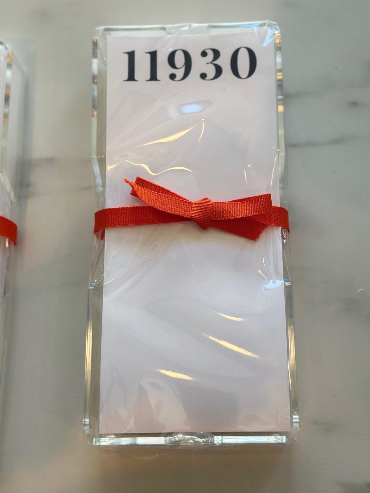 Lucite Note Pad