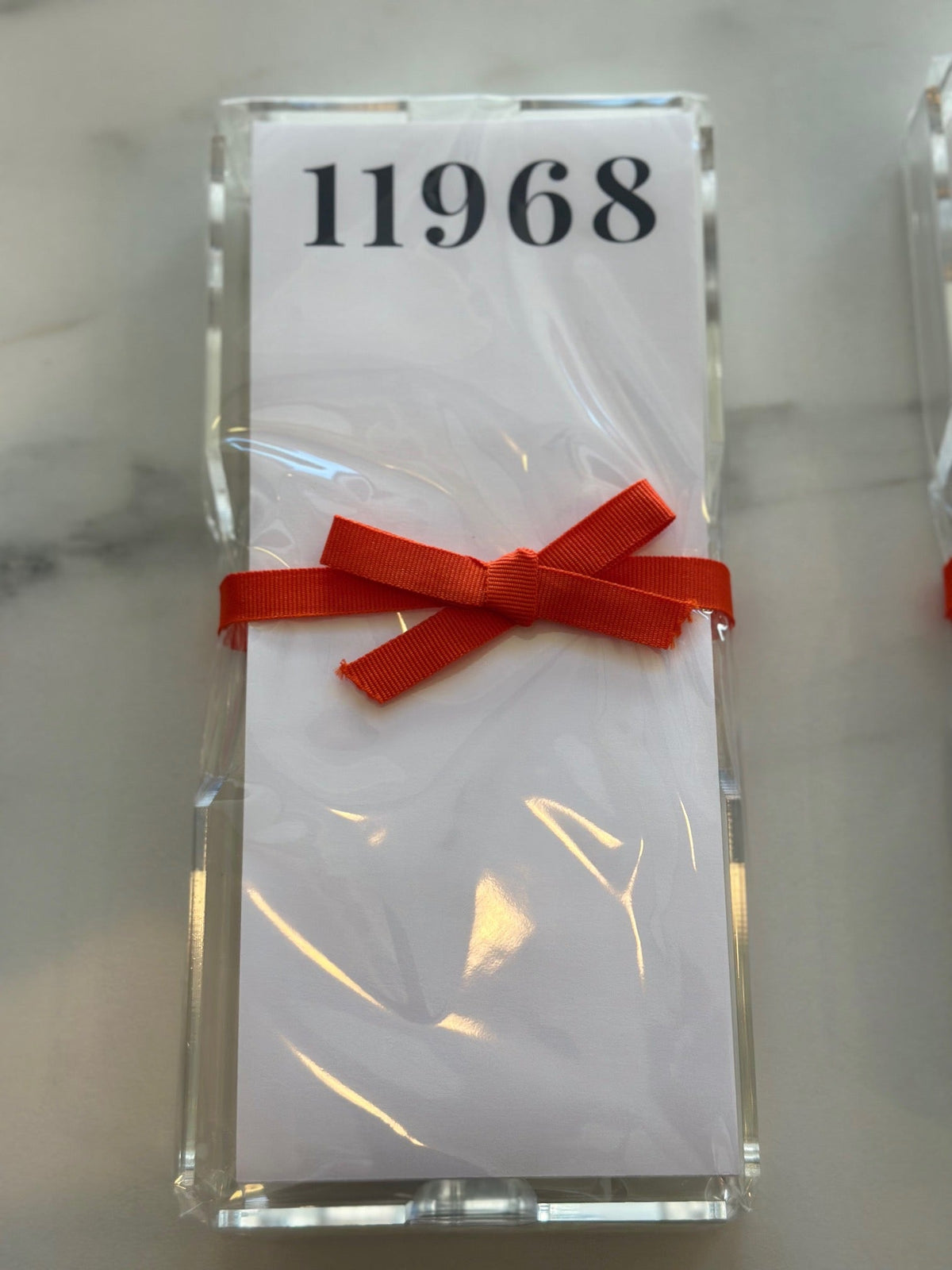 Lucite Note Pad