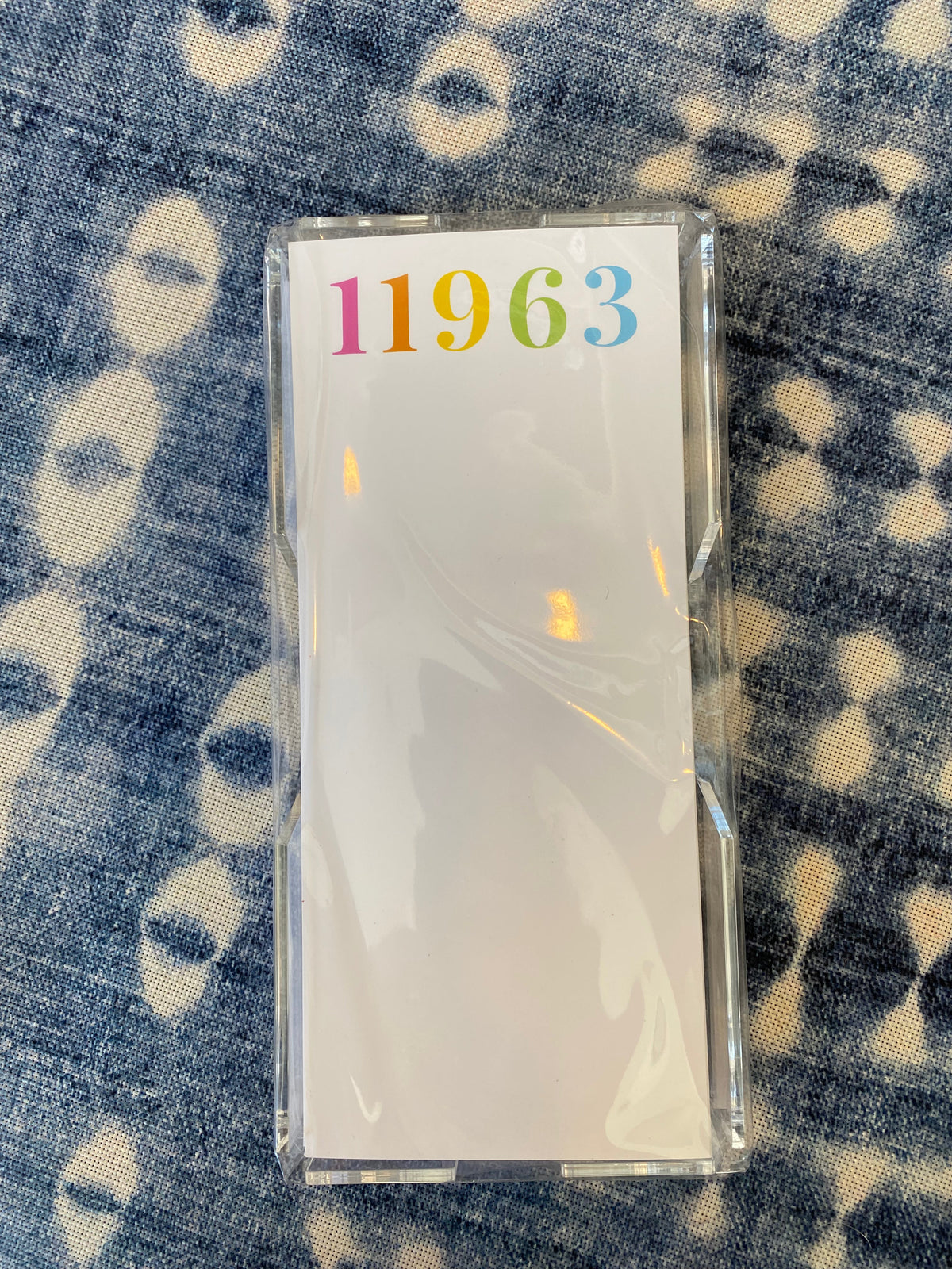 Lucite Note Pad