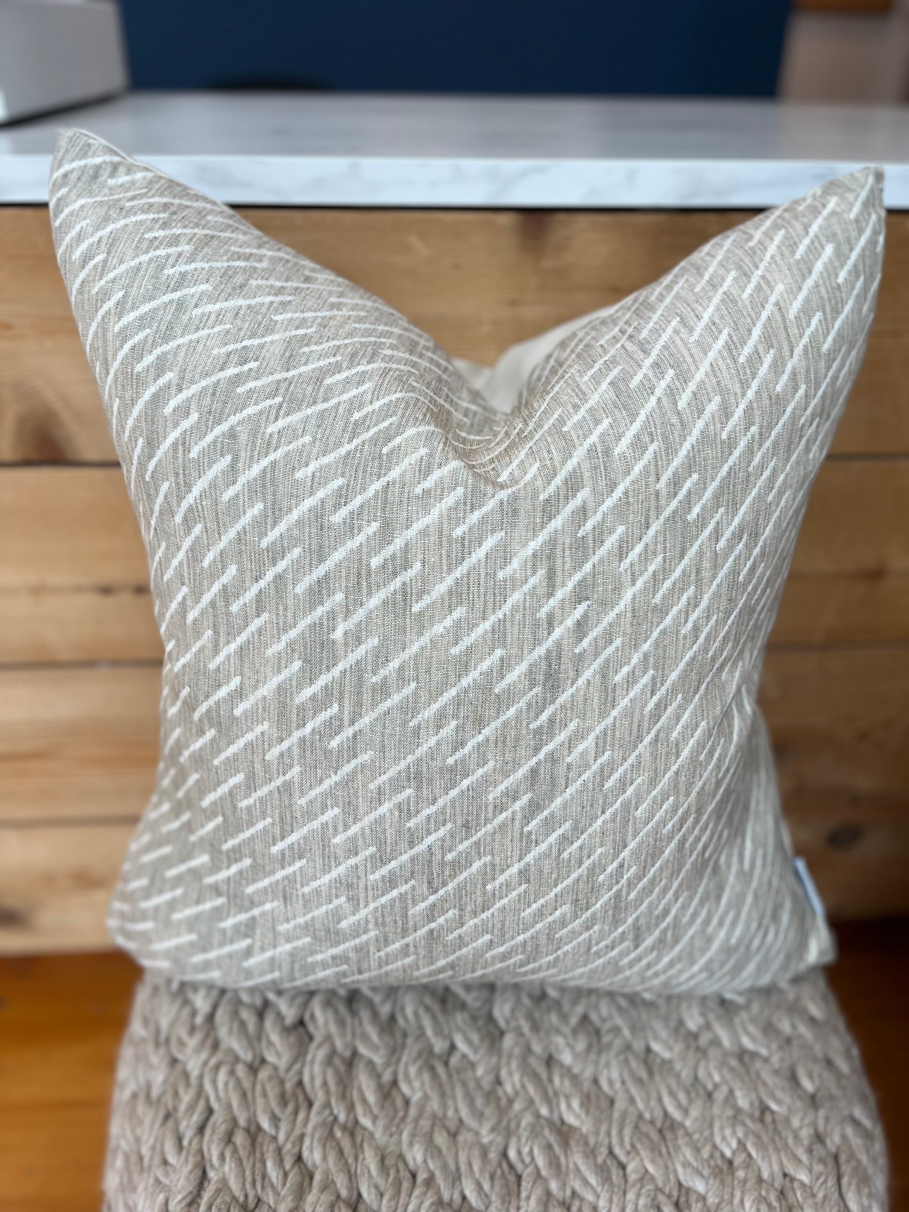 Diagonal Stripe Pillow
