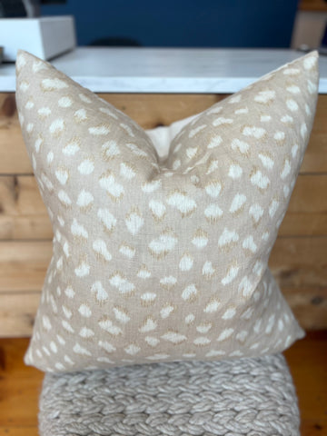 Neutral Patch Pillow