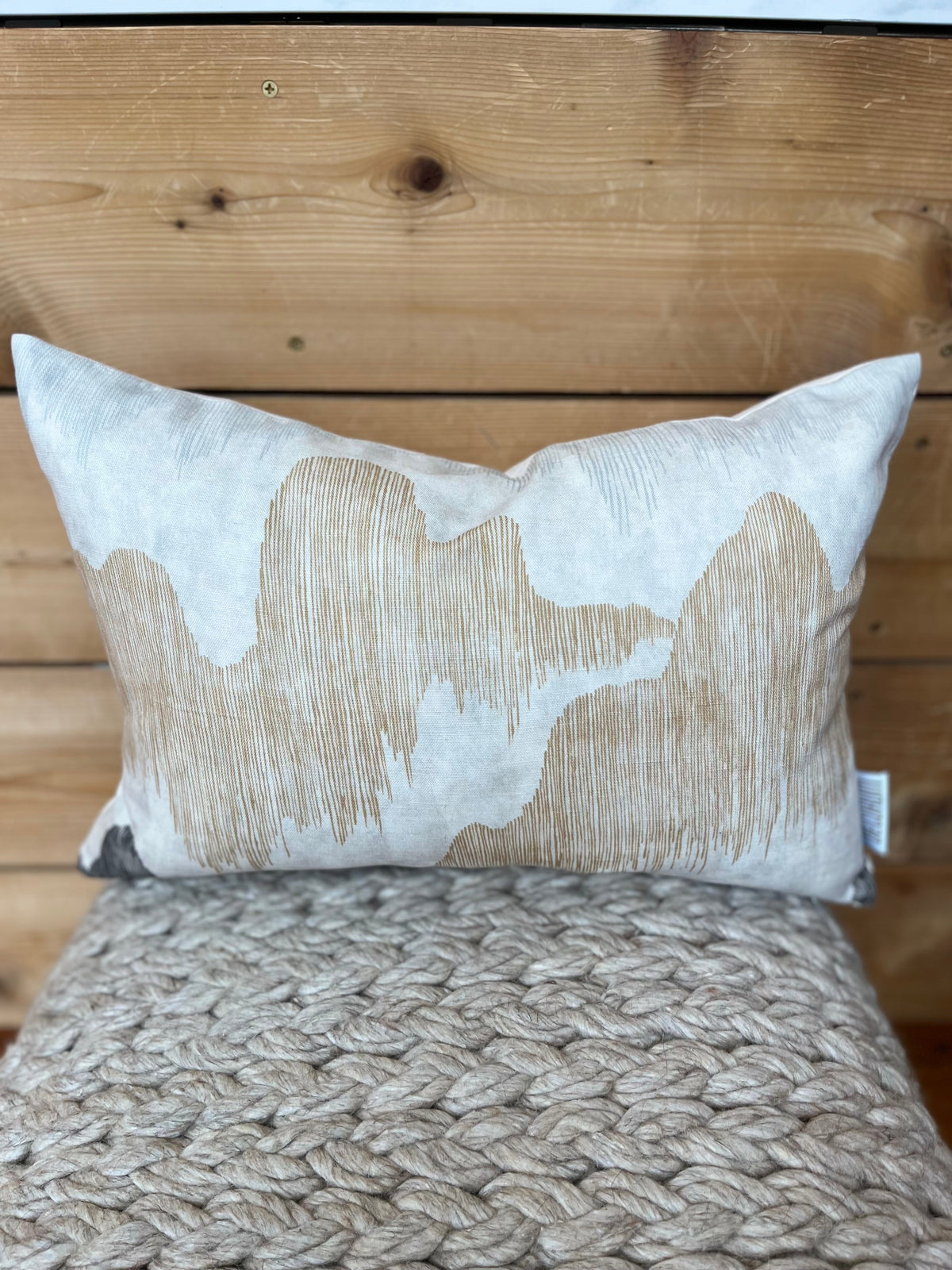 Soundwaves Lumbar Pillow