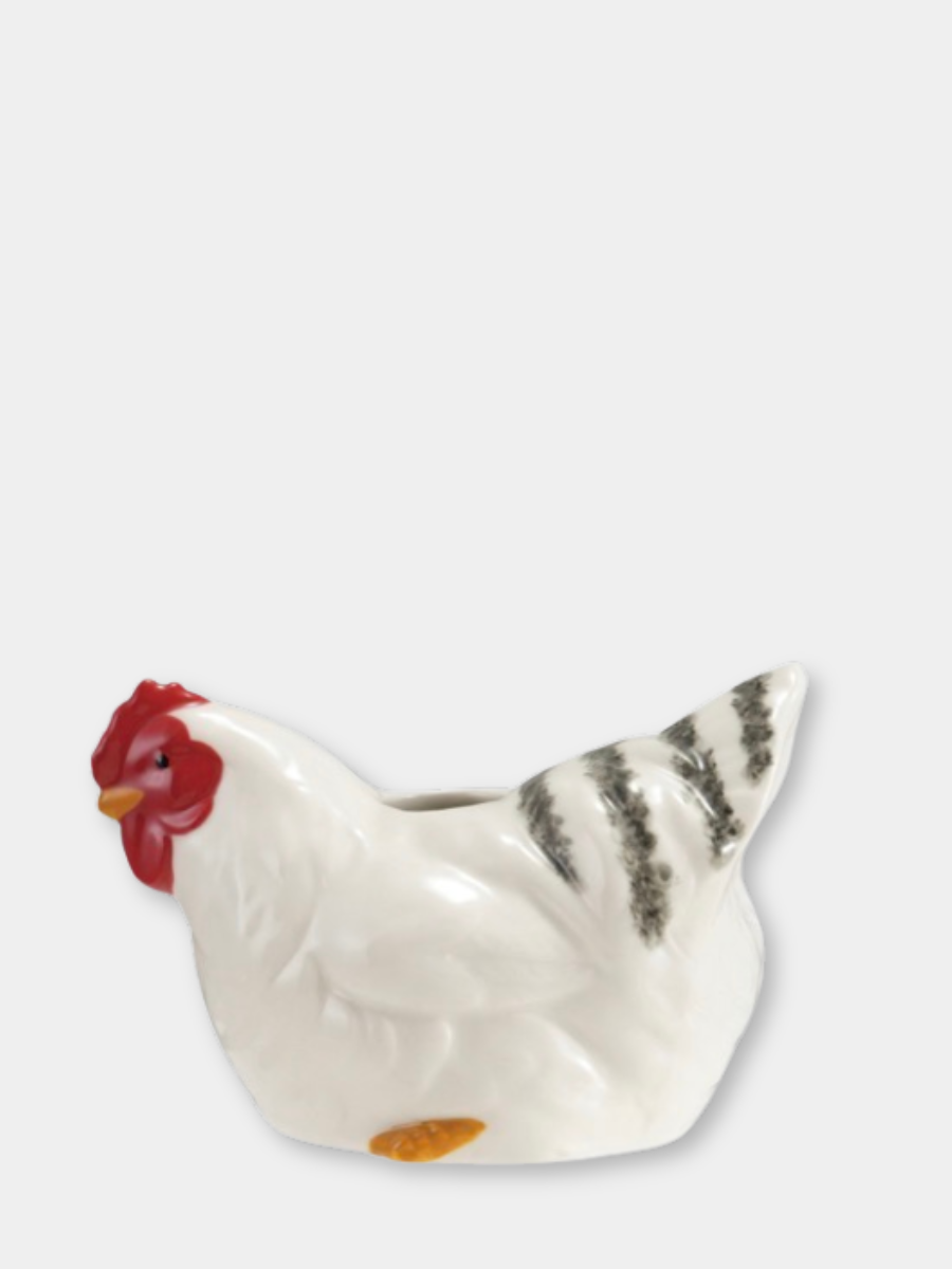 Handpainted Hen Vase
