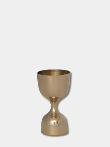 Double Brass Cocktail Jigger