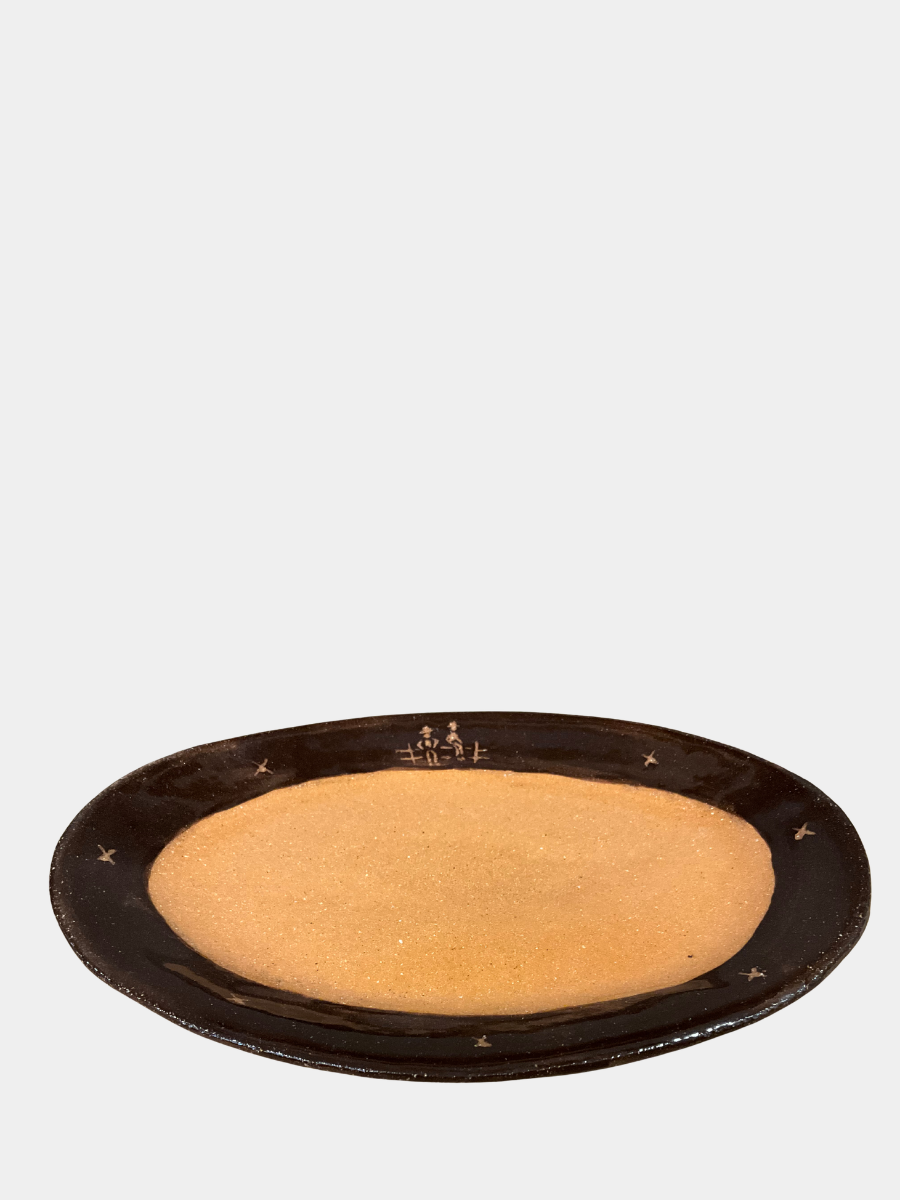 Howdy Partner Oval Plate