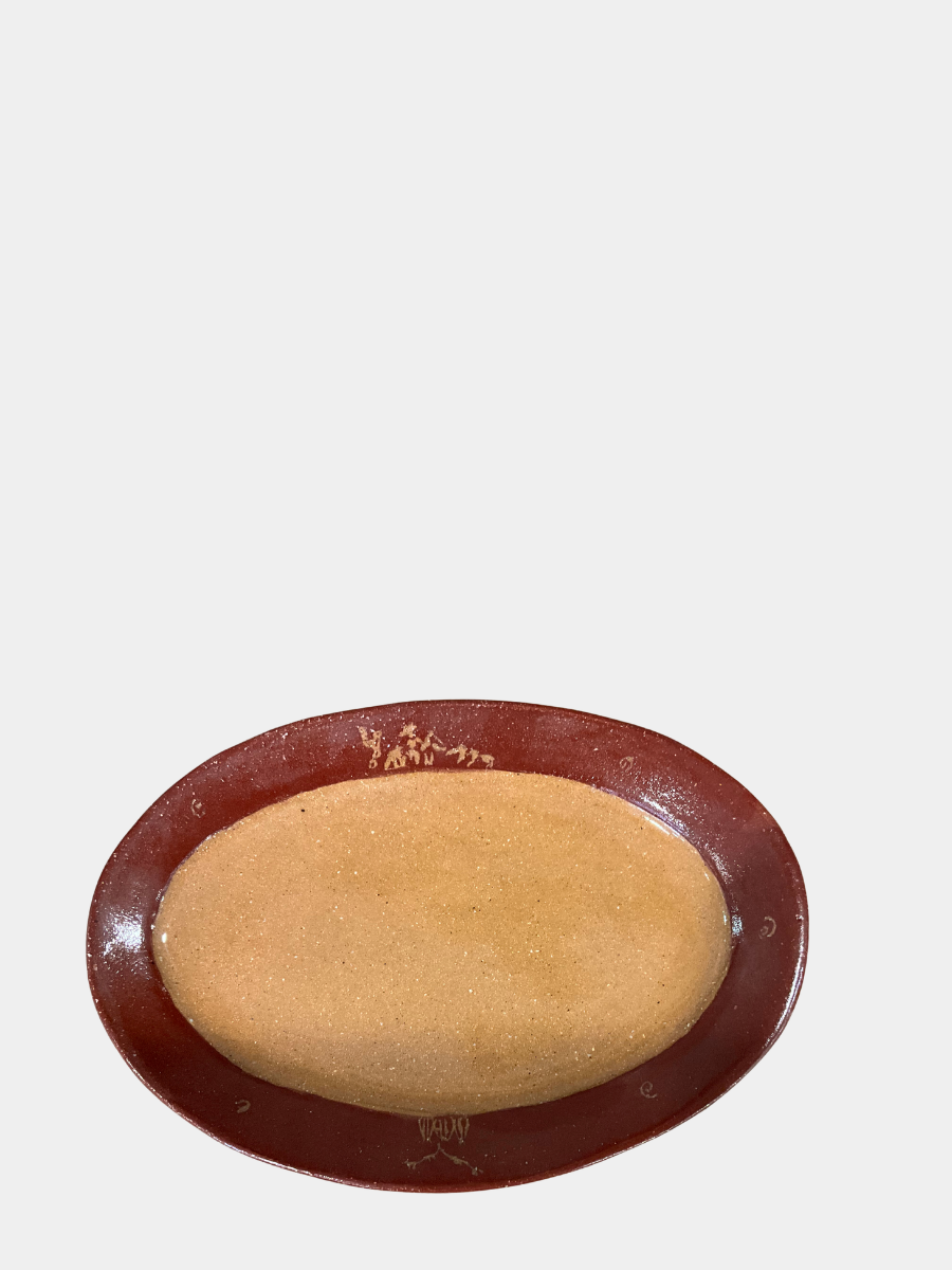Adios Cowboy Oval Plate